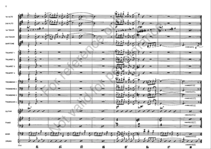 Turkey Shoot Jazz Ensemble scores gallery preview page 12