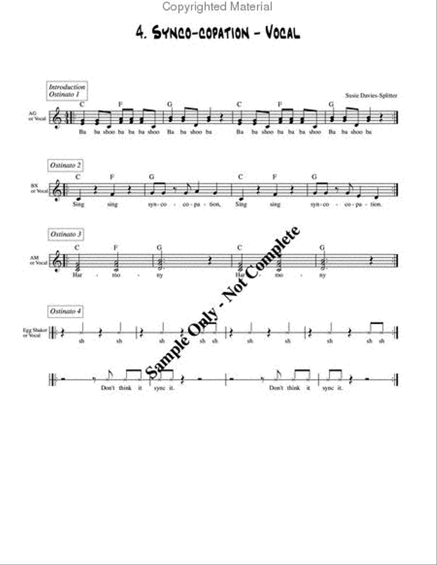 Jazz & Blues for Kids Choir scores gallery preview page 9