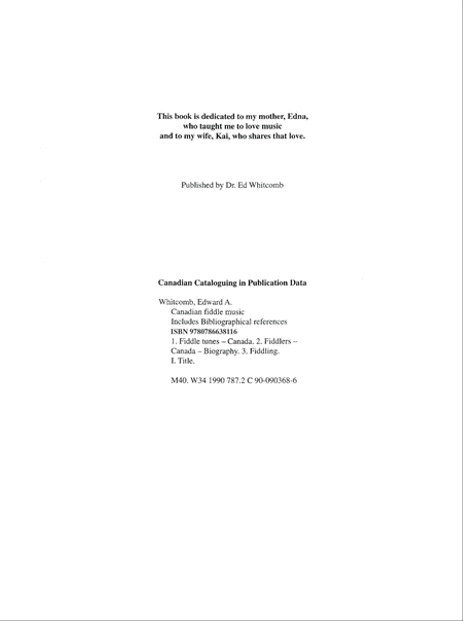 Canadian Fiddle Music Volume 1 Violin scores gallery preview page 8