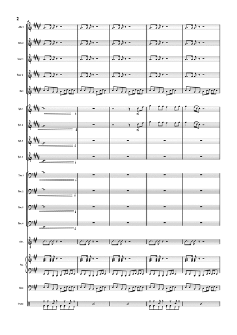 Them Changes Jazz Ensemble scores gallery preview page 3