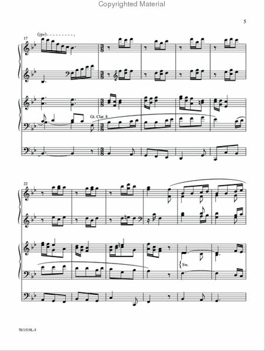 Lullabies for the Christ Child Organ scores gallery preview page 4