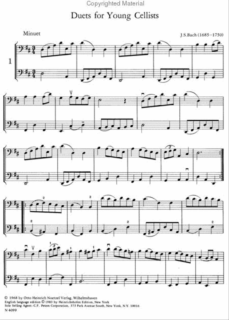 Duets For Young Cellists String Duet scores gallery preview page 2