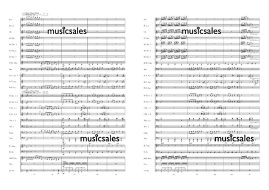 Abba Magic! Concert Band scores gallery preview page 10