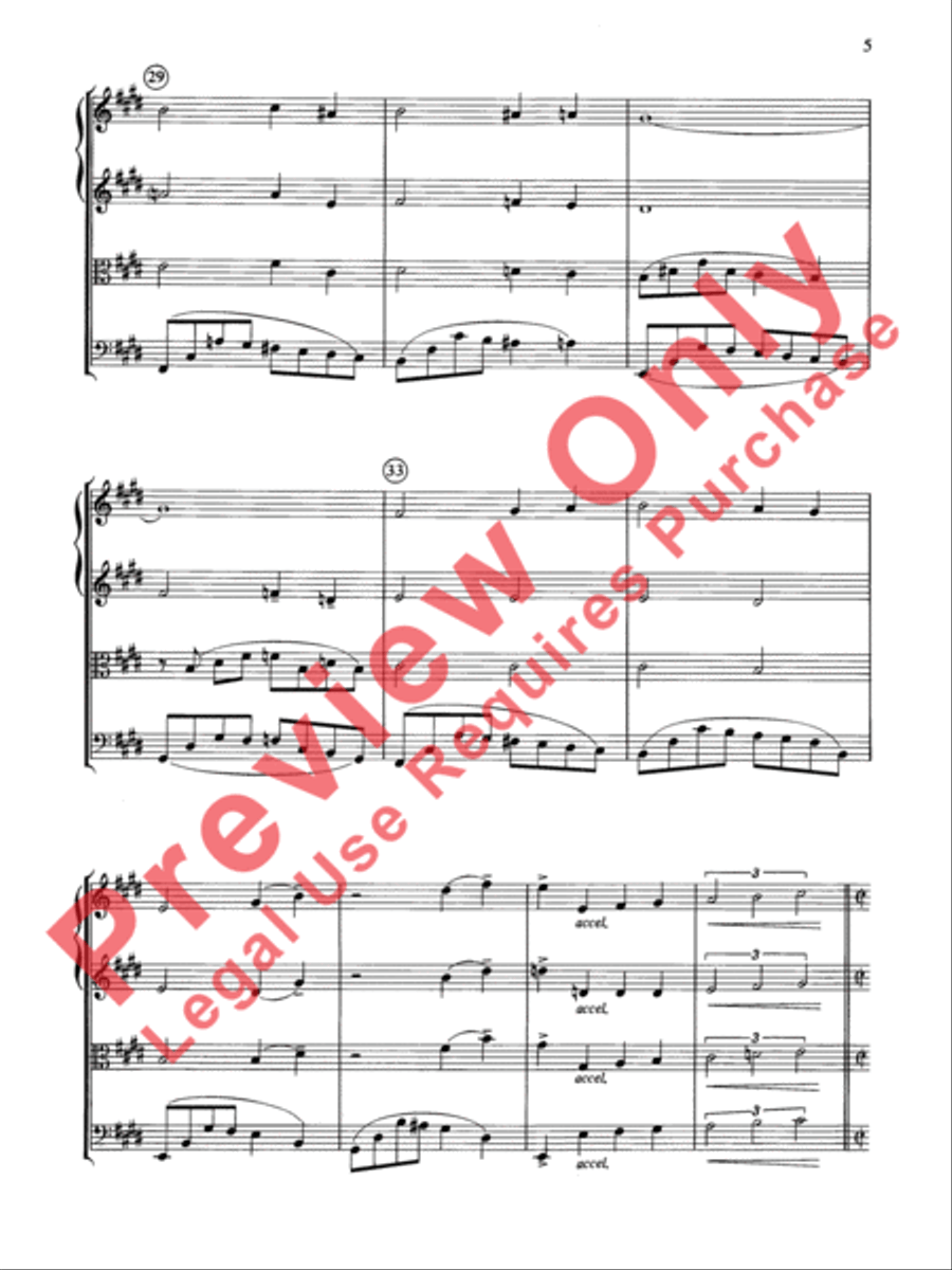 Cole Porter (Classic String Quartets) String Quartet scores gallery preview page 6