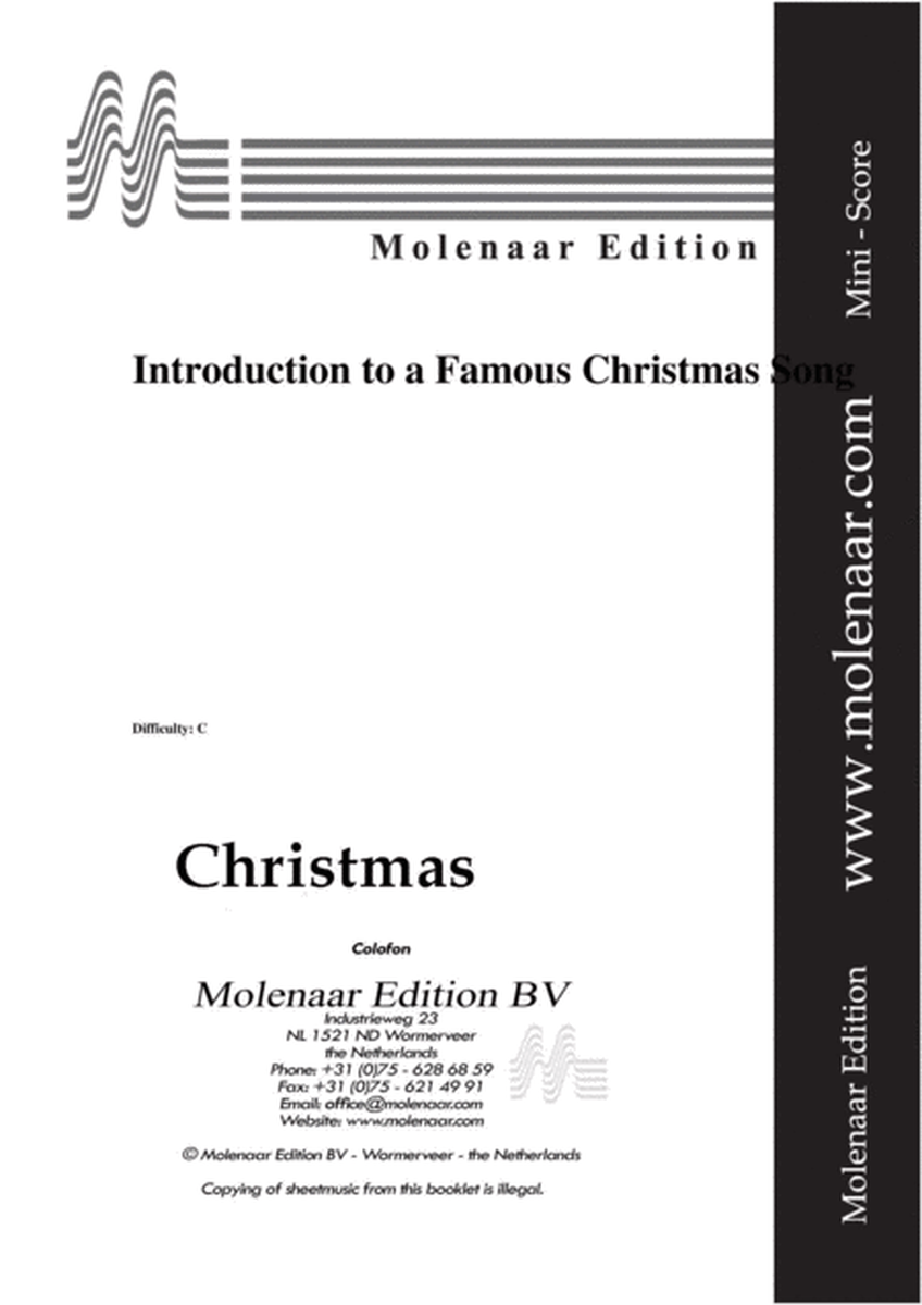 Introduction to a Famous Christmas Song