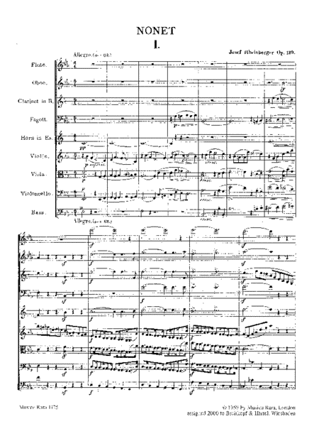 Nonet in Eb major Op. 139