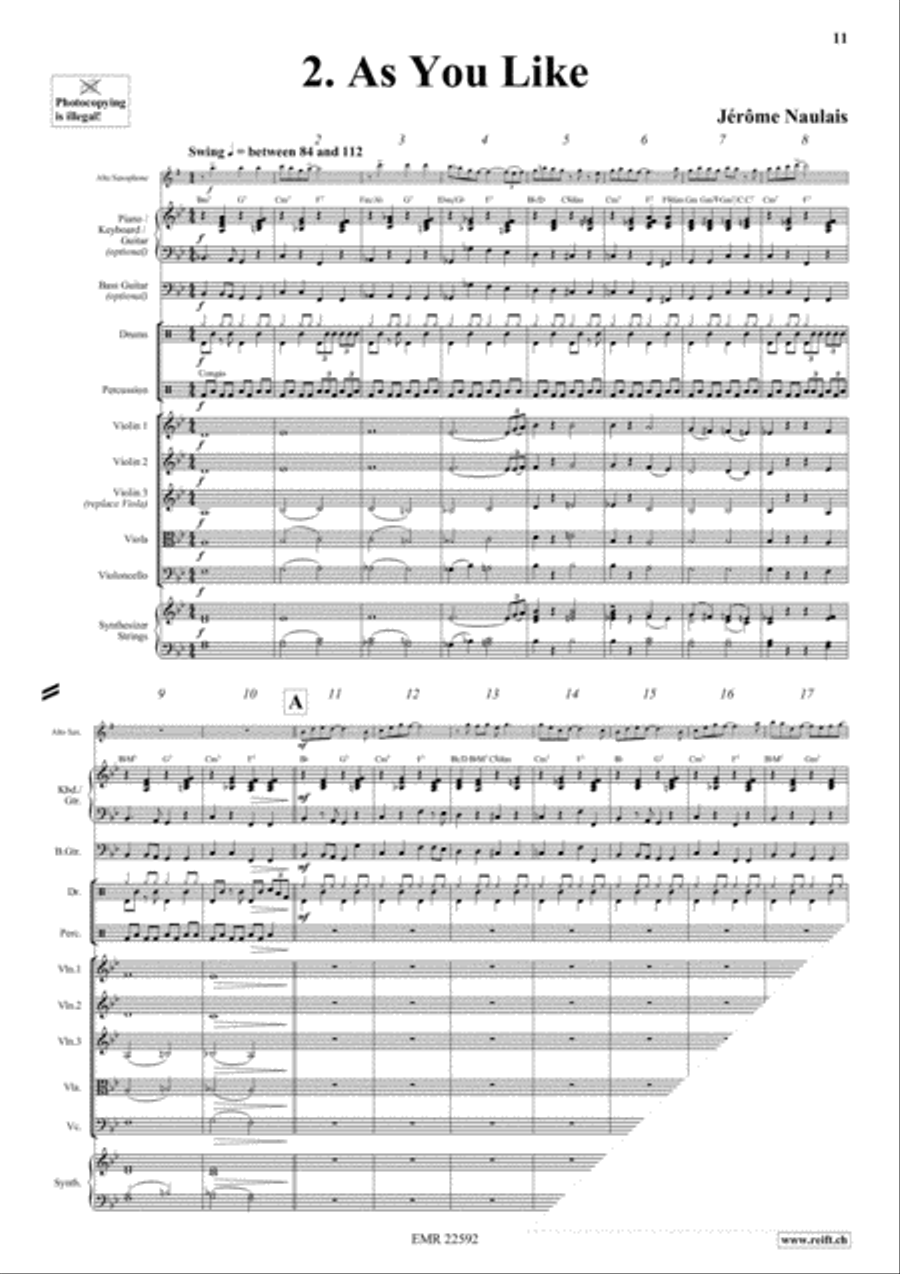 Play With Your Band Volume 1 Alto Saxophone scores gallery preview page 4