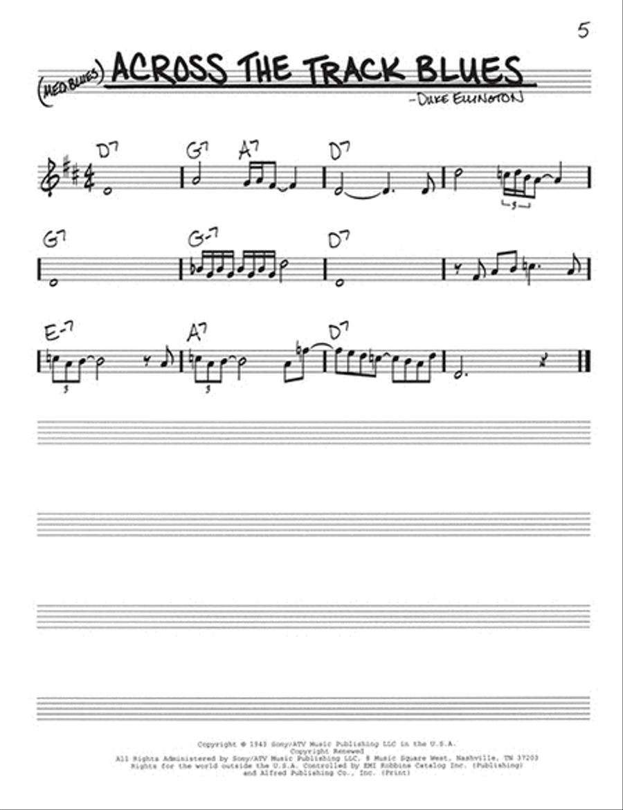 The Duke Ellington Real Book Piano scores gallery preview page 2