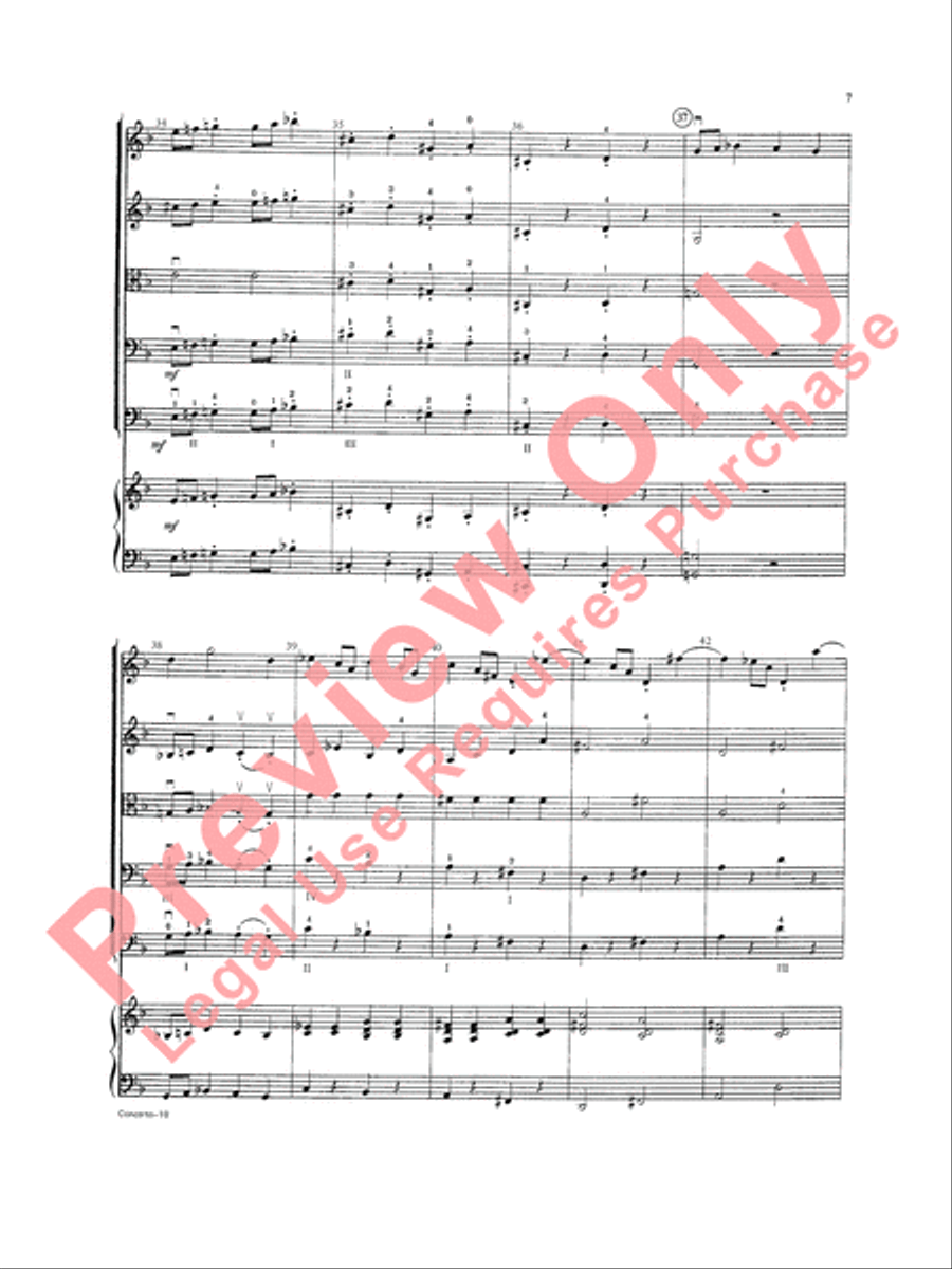 Concerto in D minor Concerto in D minor String Orchestra scores gallery preview page 8