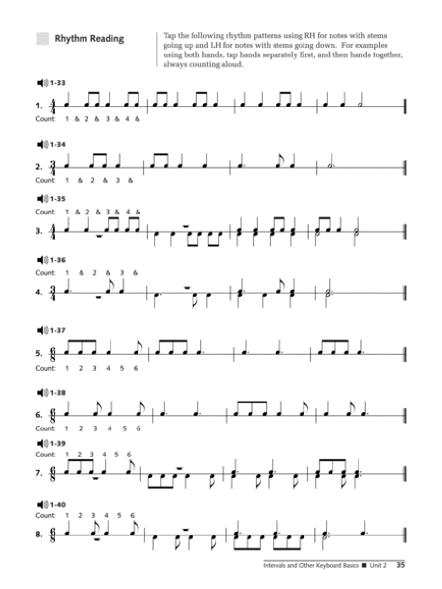 Alfred's Group Piano for Adults Student Book, Book 1 Piano Method scores gallery preview page 9