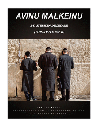 Avinu Malkeinu (for Solo and SATB)
