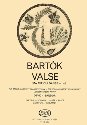 Book cover for Valse(ma Mie Qui Dance)-4 Str
