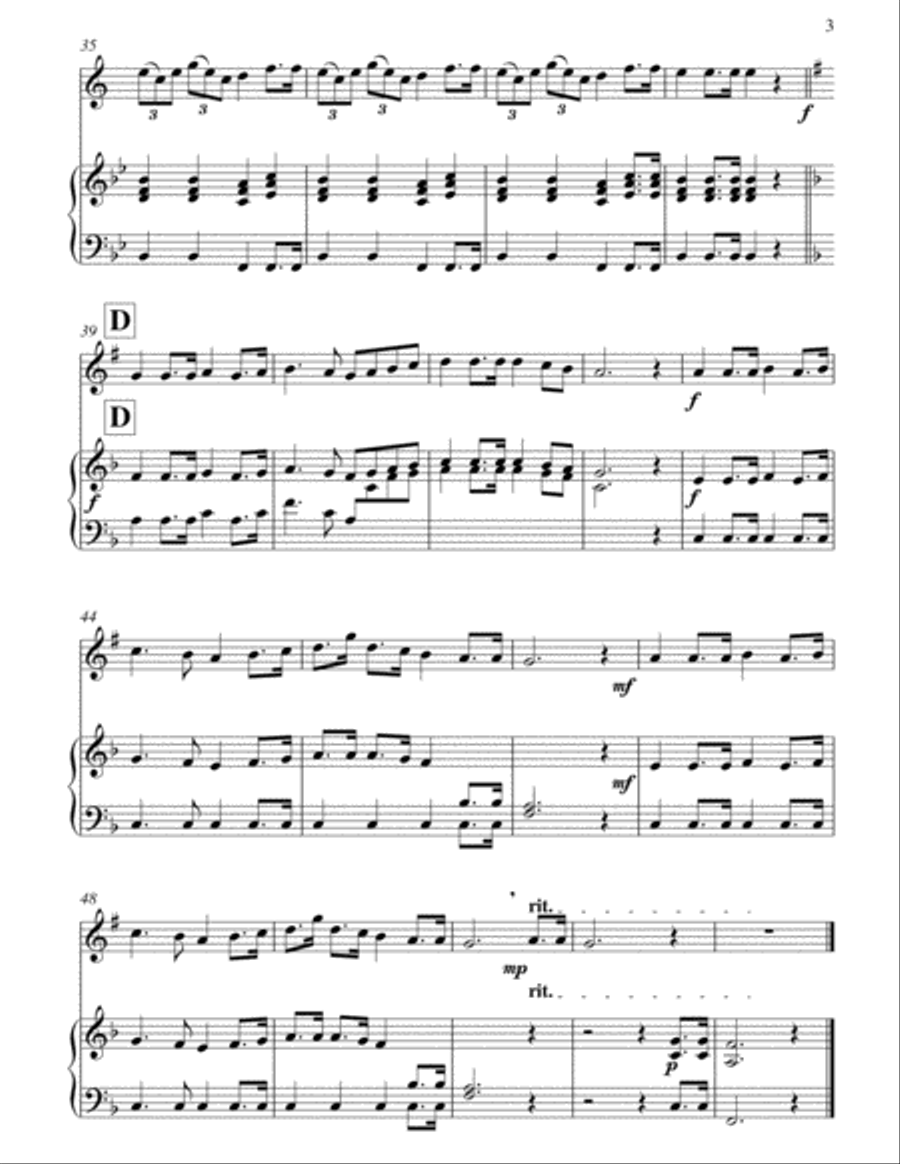 Hunting Song Hunting Song Trumpet Solo scores gallery preview page 4