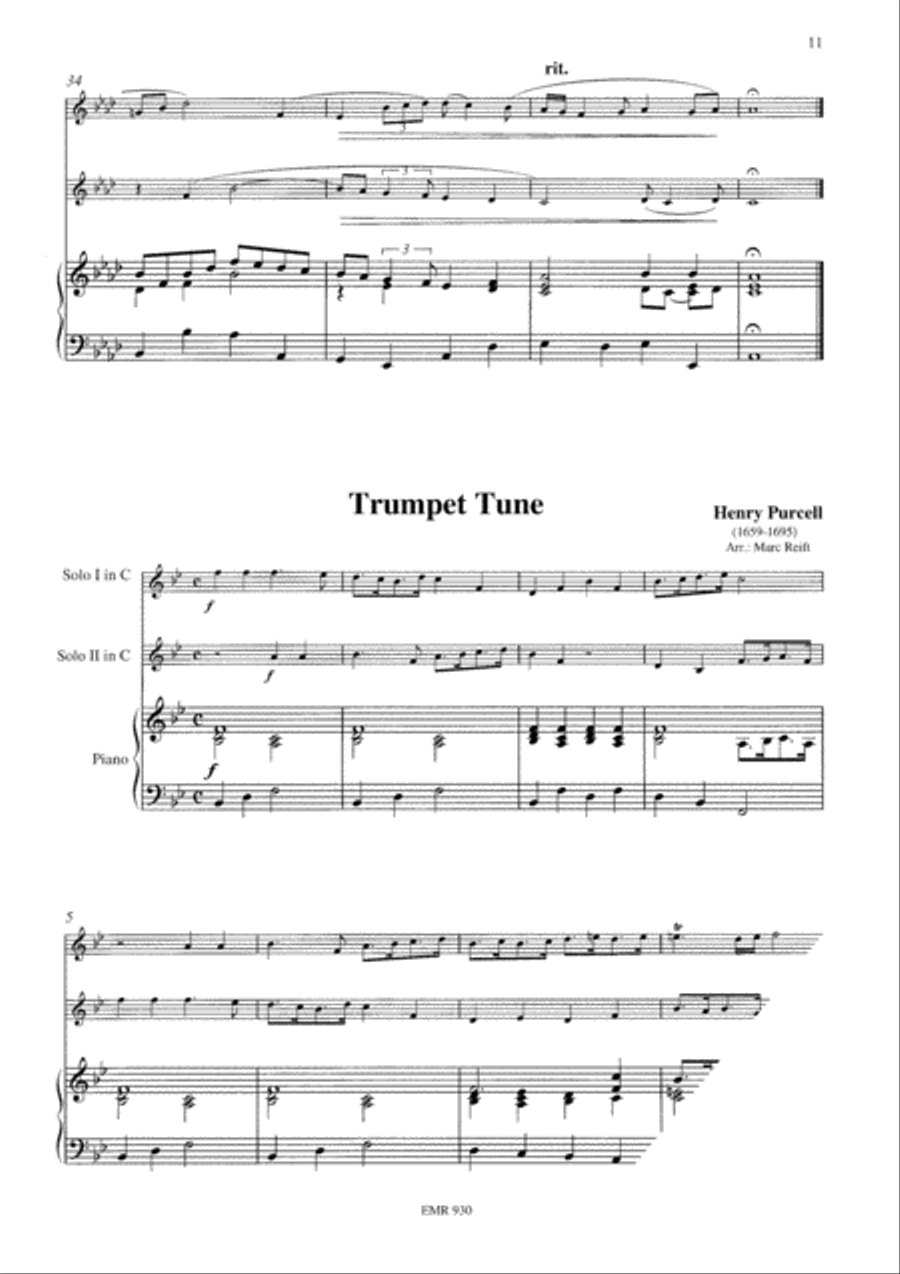 Wedding Music Clarinet scores gallery preview page 6