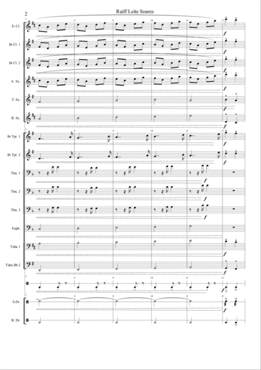 Raiff Leite Soares Marching Band scores gallery preview page 4