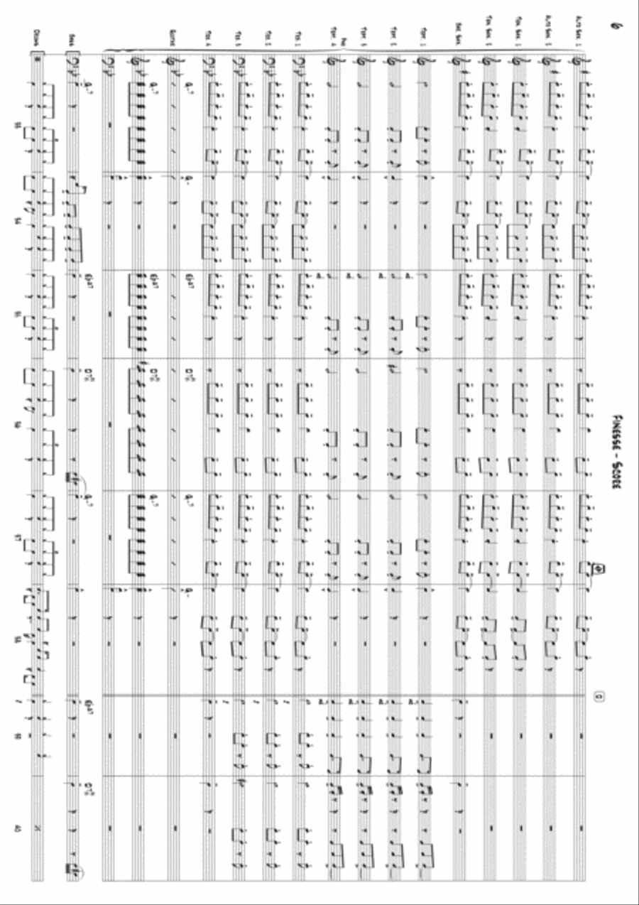 Finesse Jazz Ensemble scores gallery preview page 6