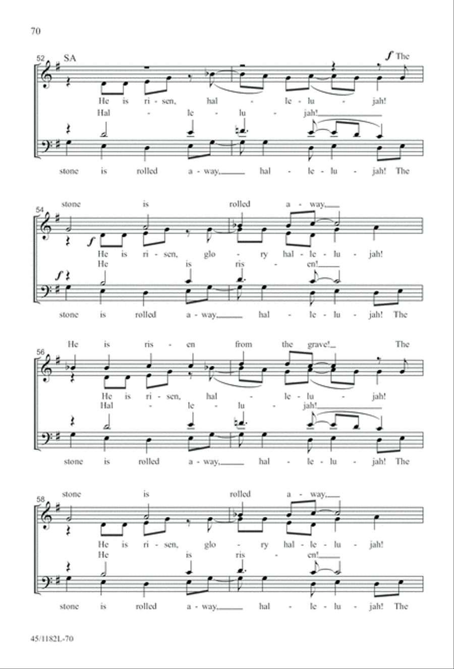 All Around A Cappella 4-Part scores gallery preview page 70