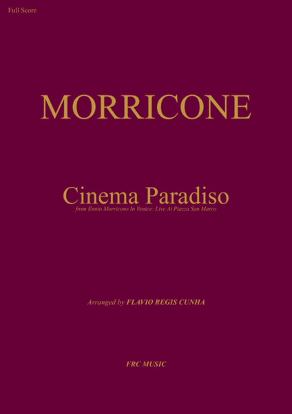 Cinema Paradiso - for Orchestra (from Ennio Morricone In Venice: Live At Piazza San Marco) image number null