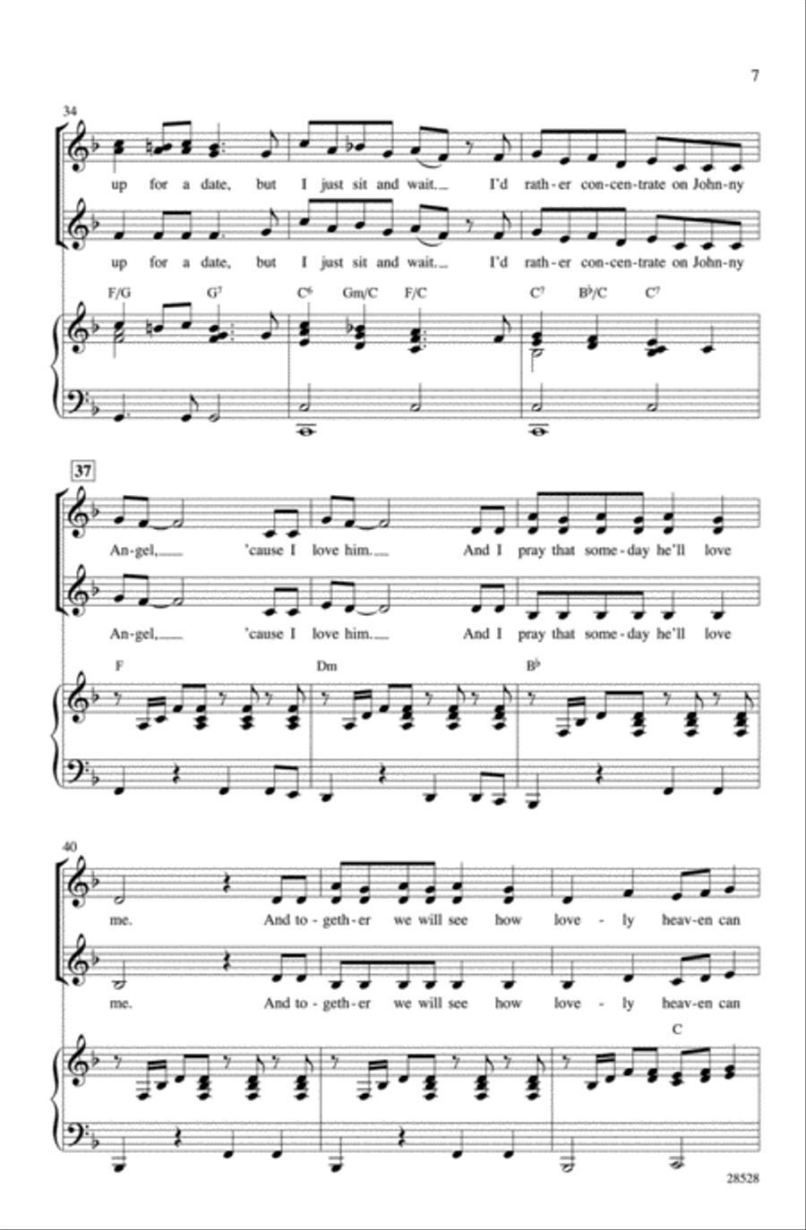 '60s Chicks (A Medley) Choir scores gallery preview page 6