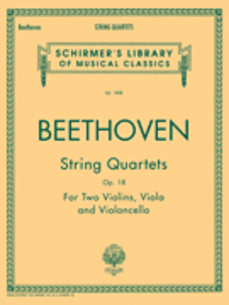 String Quartets, Op. 18
