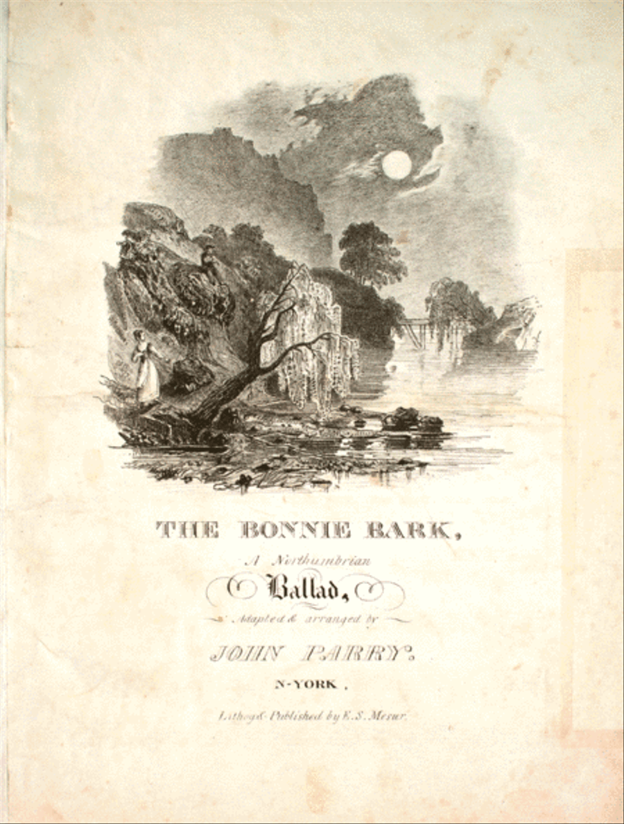 The Bonnie Bark. A Northumbrian Ballad Voice scores gallery preview page 1