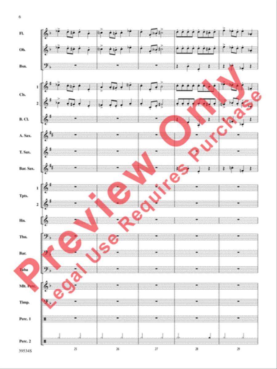 The Magic of Harry Potter Concert Band scores gallery preview page 7