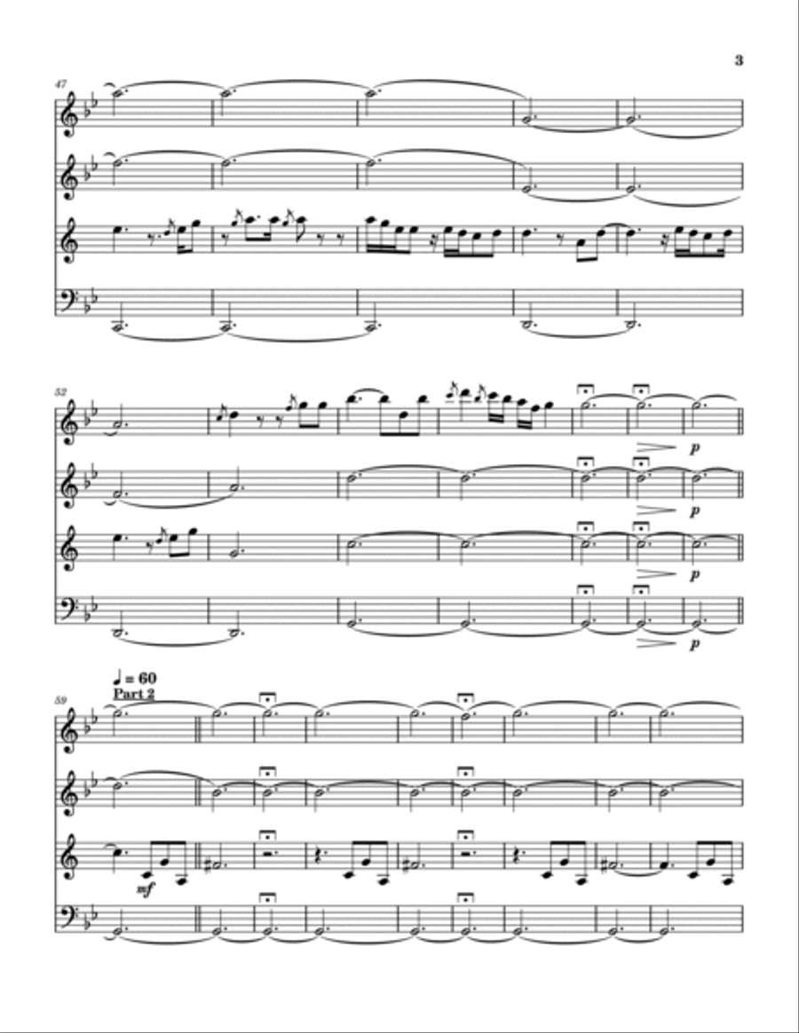 Shine On You Crazy Diamond (Parts 6-9) Woodwind Quartet scores gallery preview page 4
