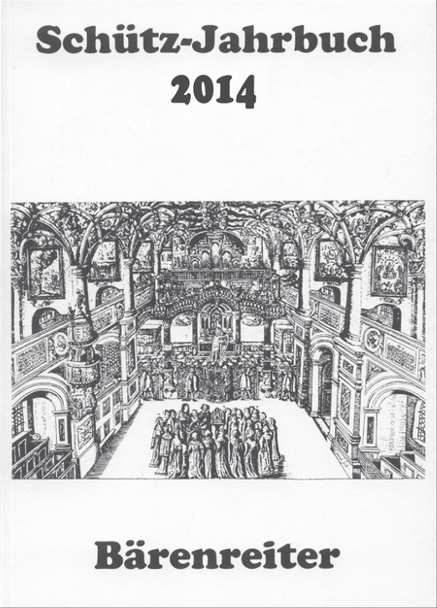 Schütz-Jahrbuch 2014, 36. Jahrgang Collection / Songbook scores gallery preview page 1