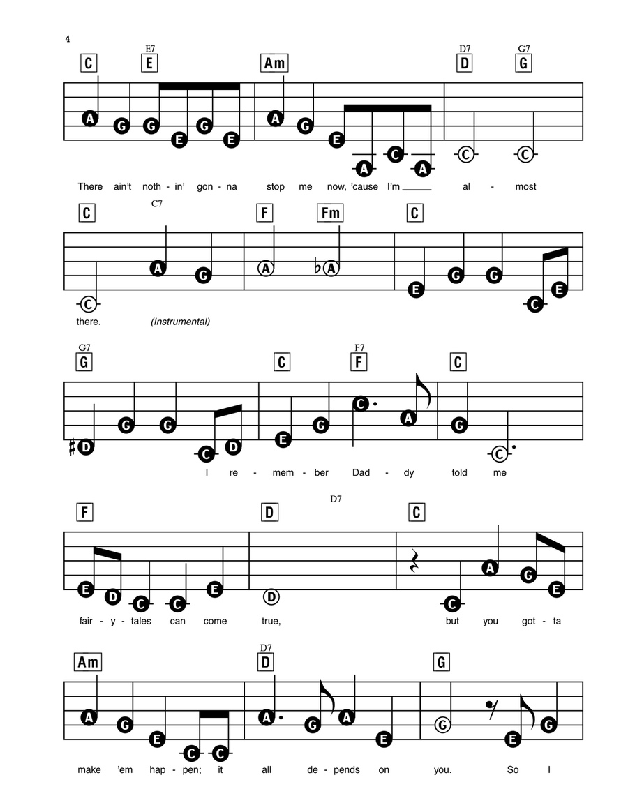 Almost There (from Disney's The Princess and the Frog) Electronic Keyboard scores gallery preview page 3