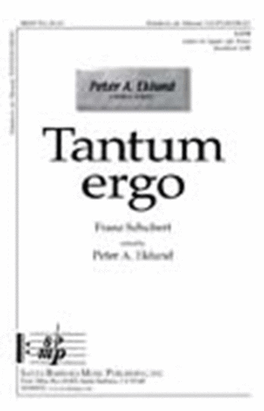 Tantum ergo - SATB Octavo image number null