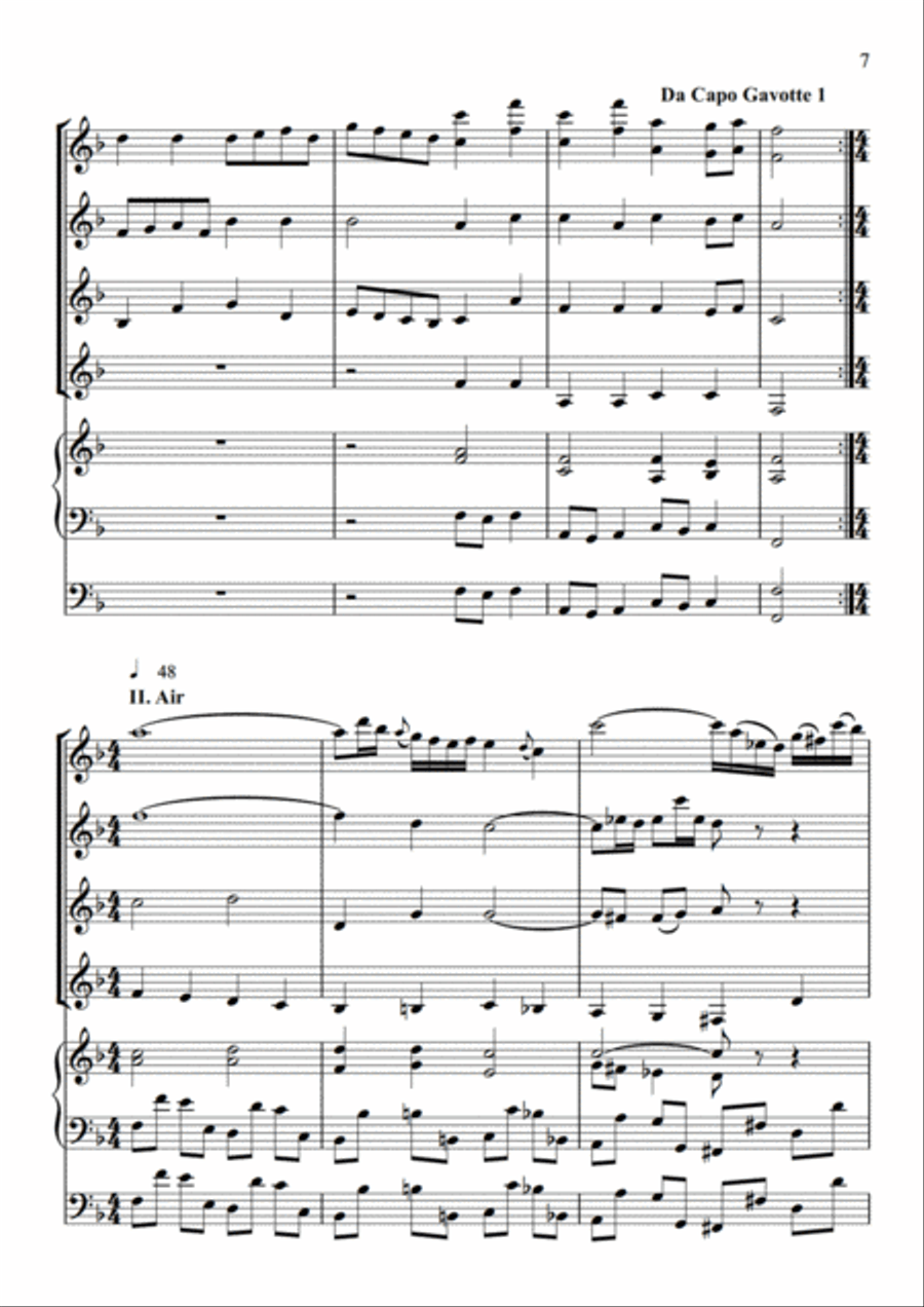 Bach Suite Set of Parts scores gallery preview page 6