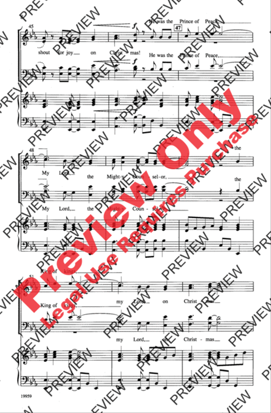 Shout for Joy! 4-Part scores gallery preview page 8