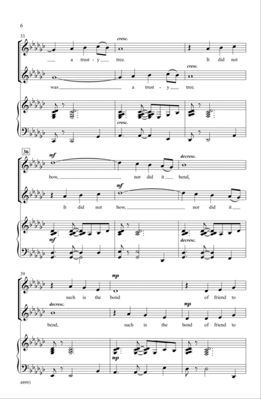 The Water Is Wide The Water Is Wide Choir scores gallery preview page 4
