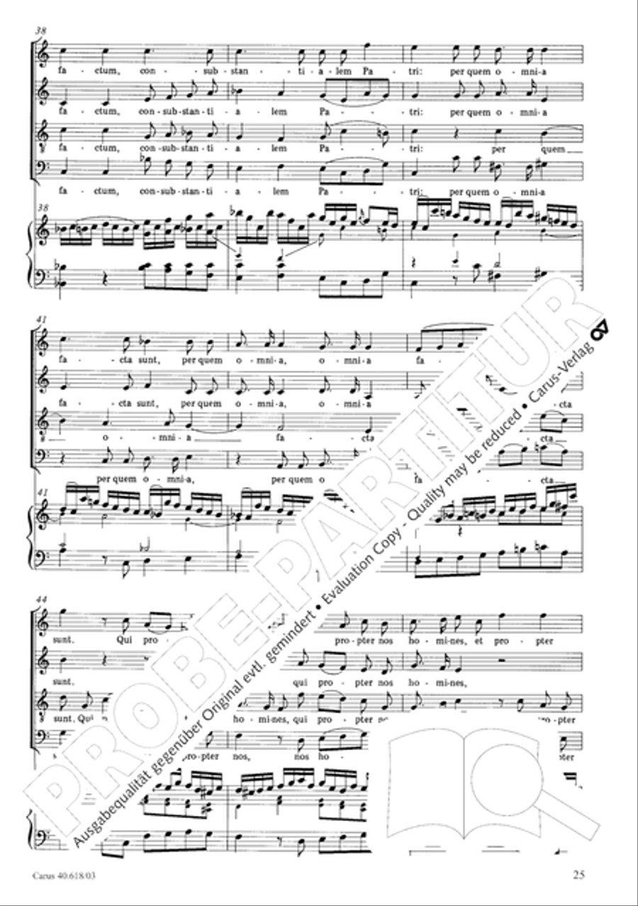 Mass in C (Missa in C) 4-Part scores gallery preview page 26