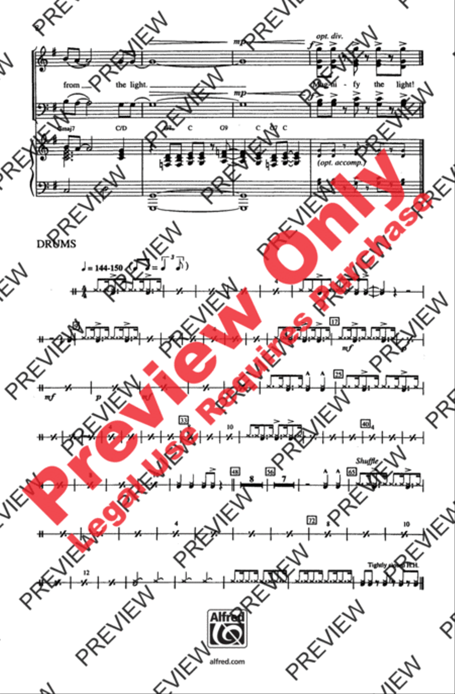 Magnify the Light 4-Part scores gallery preview page 8