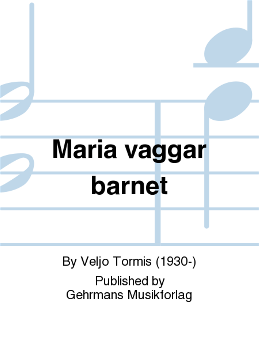 Maria vaggar barnet 4-Part scores gallery preview page 1