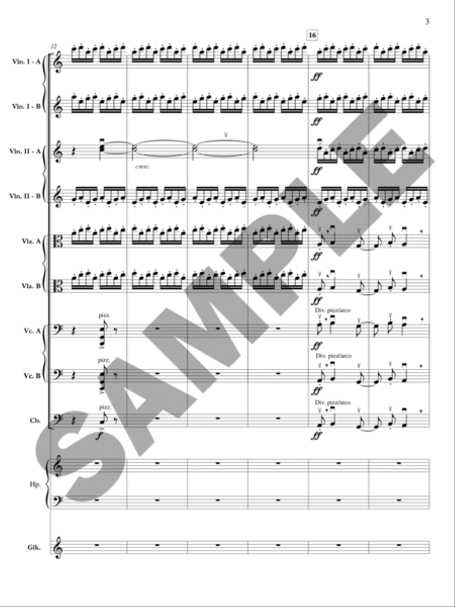 The Planets: Jupiter - Bringer of Jollity Orchestra scores gallery preview page 4