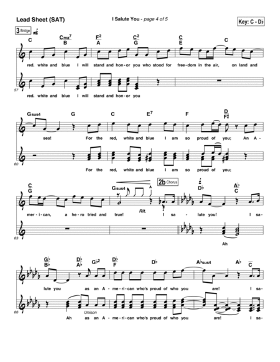 I Salute You I Salute You Piano scores gallery preview page 4