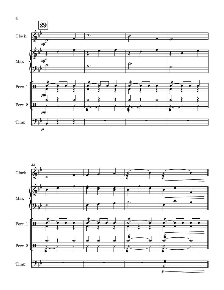 Edelweiss Percussion Ensemble scores gallery preview page 5