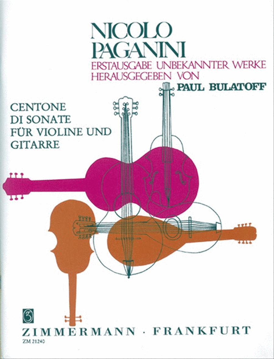 Centone di Sonate No. 7 - 12 Violin scores gallery preview page 1