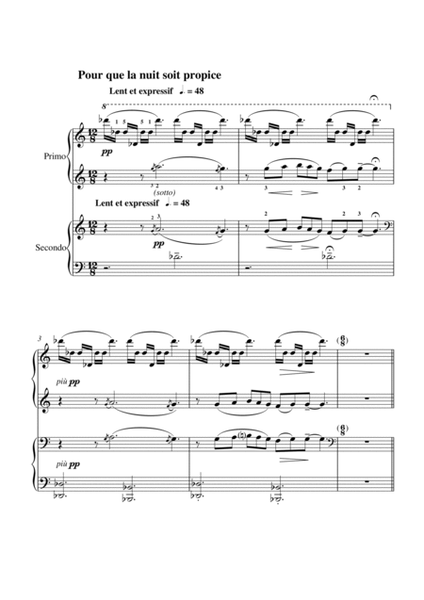 Debussy-Pour que la nuit soit propice(4hands Piano) image number null