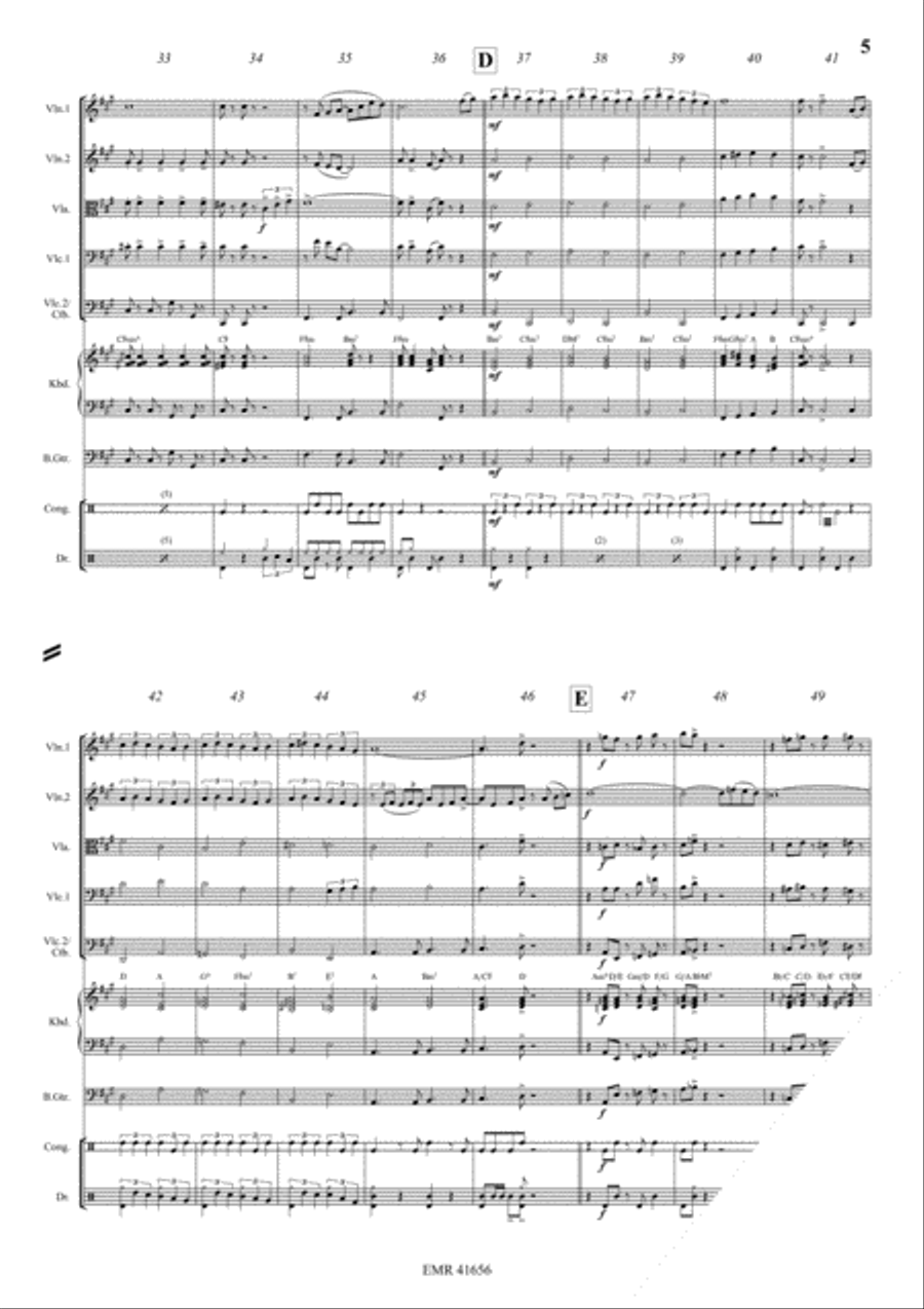 Manha De Carnaval String Orchestra scores gallery preview page 5