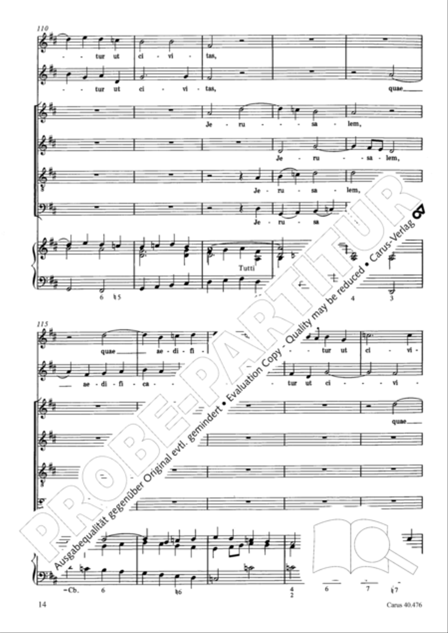 Psalm 121 (Laetatus sum) SA scores gallery preview page 15