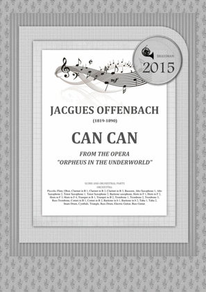 Book cover for CAN CAN FROM THE OPERA "ORPHEUS IN THE UNDERWORLD"