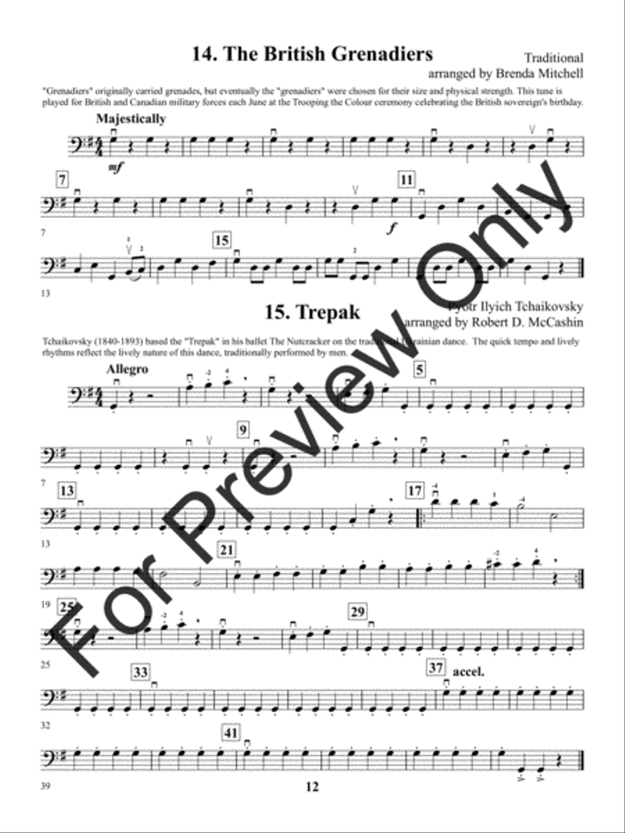 String Premiere - Bass String Orchestra scores gallery preview page 18