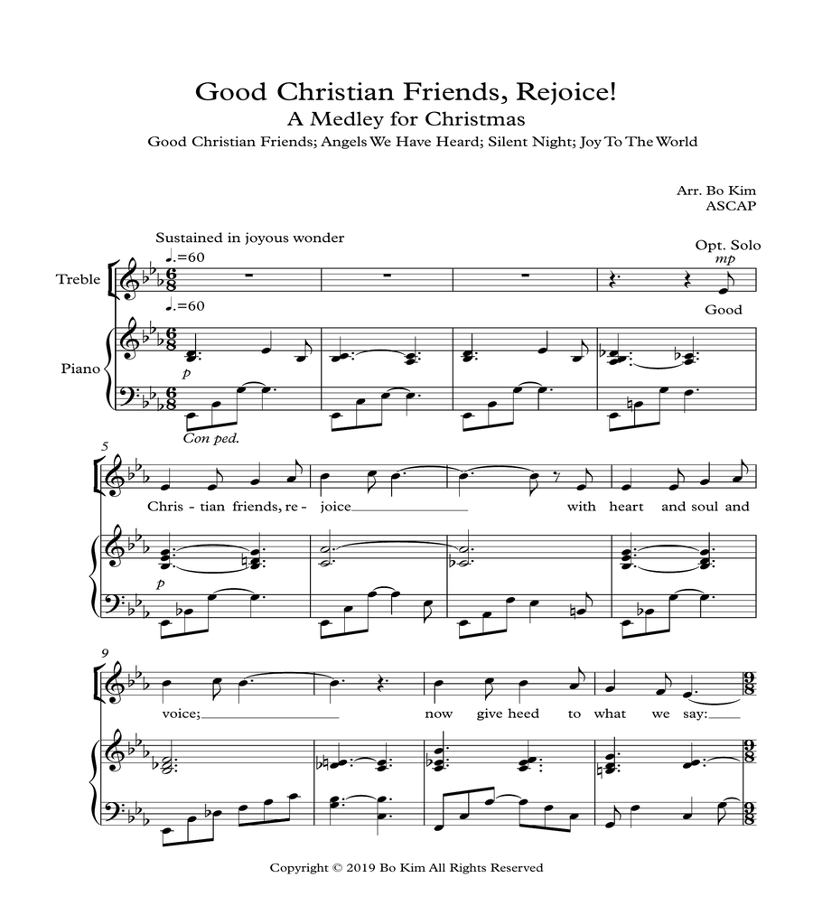Good Christian Friends, Rejoice! (Medley of carols)
