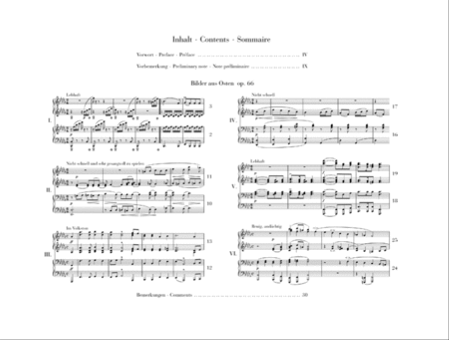 Pictures from the East, Op. 66 Piano Solo scores gallery preview page 2