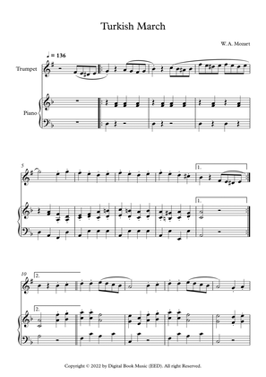 Turkish March - Wolfgang Amadeus Mozart (Trumpet + Piano)