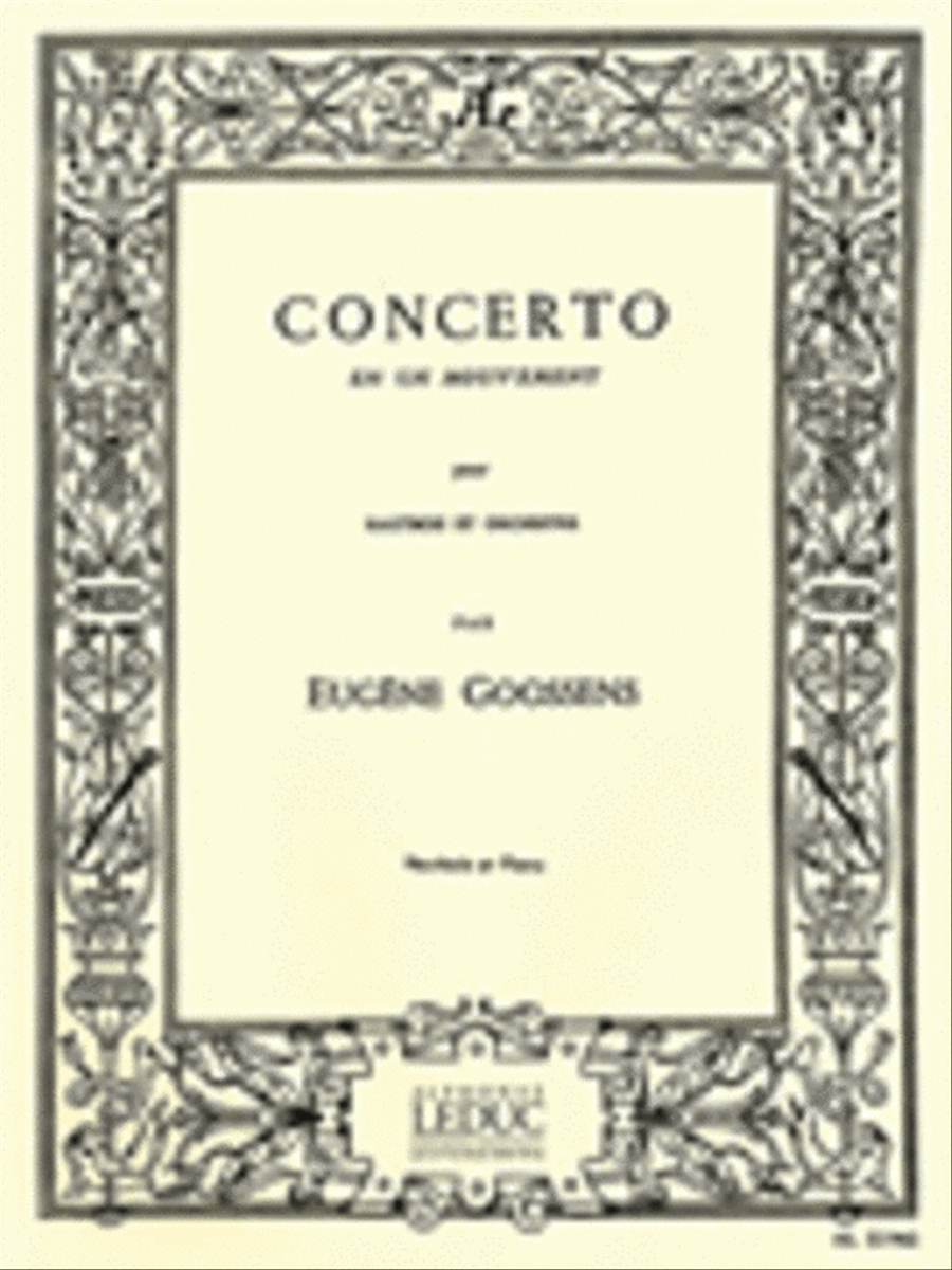 Concerto En 1 Mouvement Op. 45 Piano Accompaniment scores gallery preview page 1