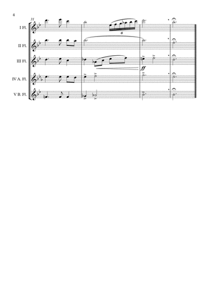 "The Star Spangled Banner" Flute Choir arr. Adrian Wagner image number null